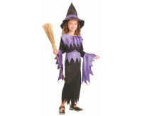 Role play-set for child Elegant Witch (dress, hat, belt), size 130/140 cm